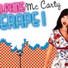 Détail de l'affiche du spectacle « Delphine dérape »