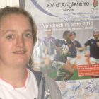 Clémence Ollivier, capitaine de l'équipe Stade Rennais Rugby