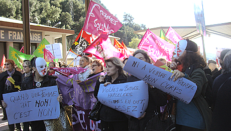 Manifestation au Perthus © Collectif 13ddf