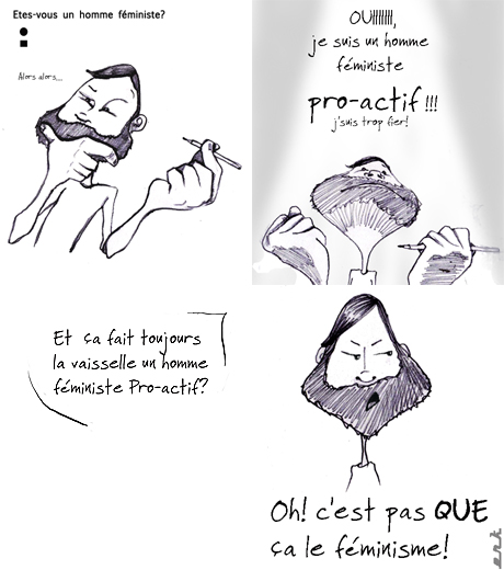 Féministe pro-actif © Emilie Kennedy