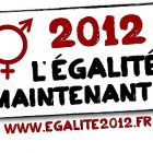 Logo de la campagne "2012, l'égalité maintenant !"