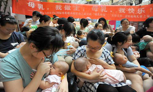 Semaine mondiale de l'allaitement maternel en Chine