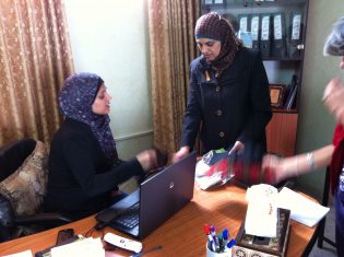 Au centre des femmes du camp de Balatah 1er