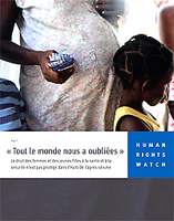 Couverture du rapport d'HRW