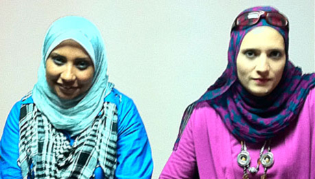 Marwa Choura, à gauche, et Charimaa Ahmed.