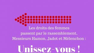 Lire la suite à propos de l’article Appel d’un collectif féministe de citoyen-ne-s et d’élu-e-s à l’union d’Hamon, Jadot et Mélenchon au 1er tour