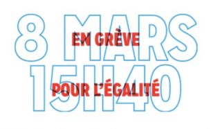 Lire la suite à propos de l’article Un appel de syndicats, associations féministes, ONG et organisations de jeunesse #8mars15h40 en grève
