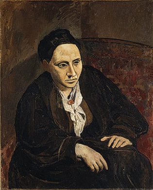 Célèbre portrait de Gertrude Stein par Picasso (1905)