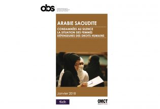 Lire la suite à propos de l’article Arabie Saoudite: Condamnées au silence, la situation des femmes défenseures des droits humains 1/2