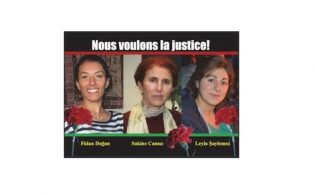 Lire la suite à propos de l’article Pour Sakine, rojbîn et Leyla assassinées à Paris, il y a 5 ans déjà