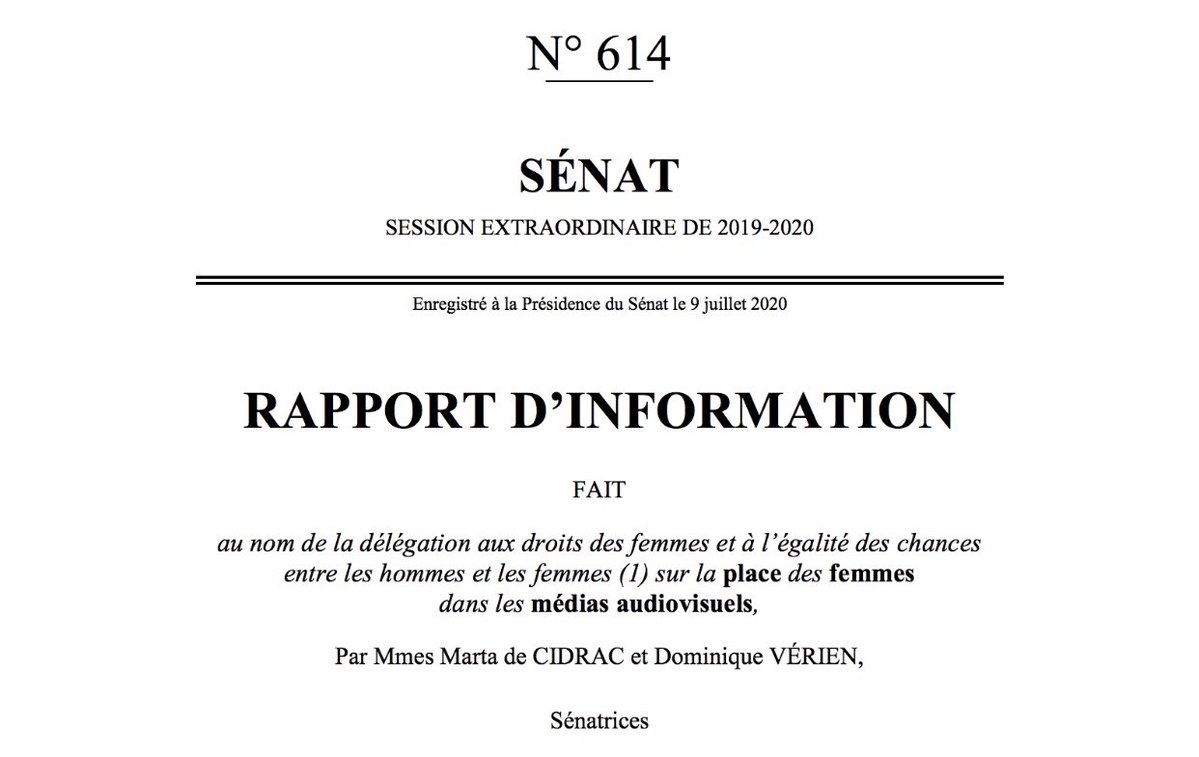 You are currently viewing « Il suffira d’une crise » : le rapport du Sénat sur les femmes dans les médias