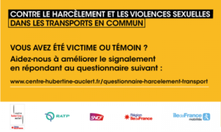 Lire la suite à propos de l’article Questionnaire sur les violences sexuelles dans les transports