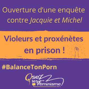 Lire la suite à propos de l’article Pornocriminalité : Ouverture d’une enquête contre “Jacquie et Michel” pour viol et proxénétisme