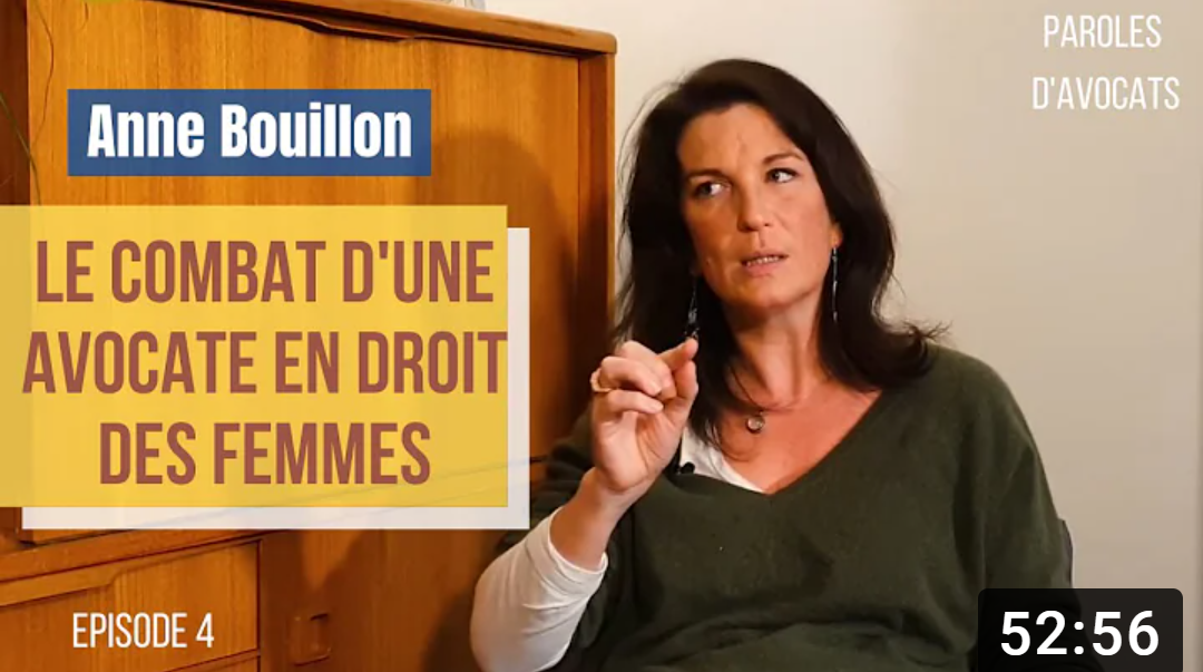 Anne Bouillon droits femmes