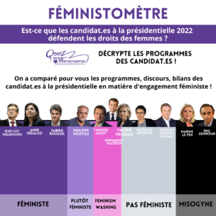 Lire la suite à propos de l’article Le programme d’Emmanuel Macron analysé par Osez le Féminisme !