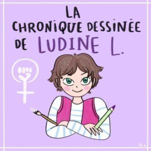 You are currently viewing Chronique dessinée de Ludine L : rencontre avec Christine Delphy