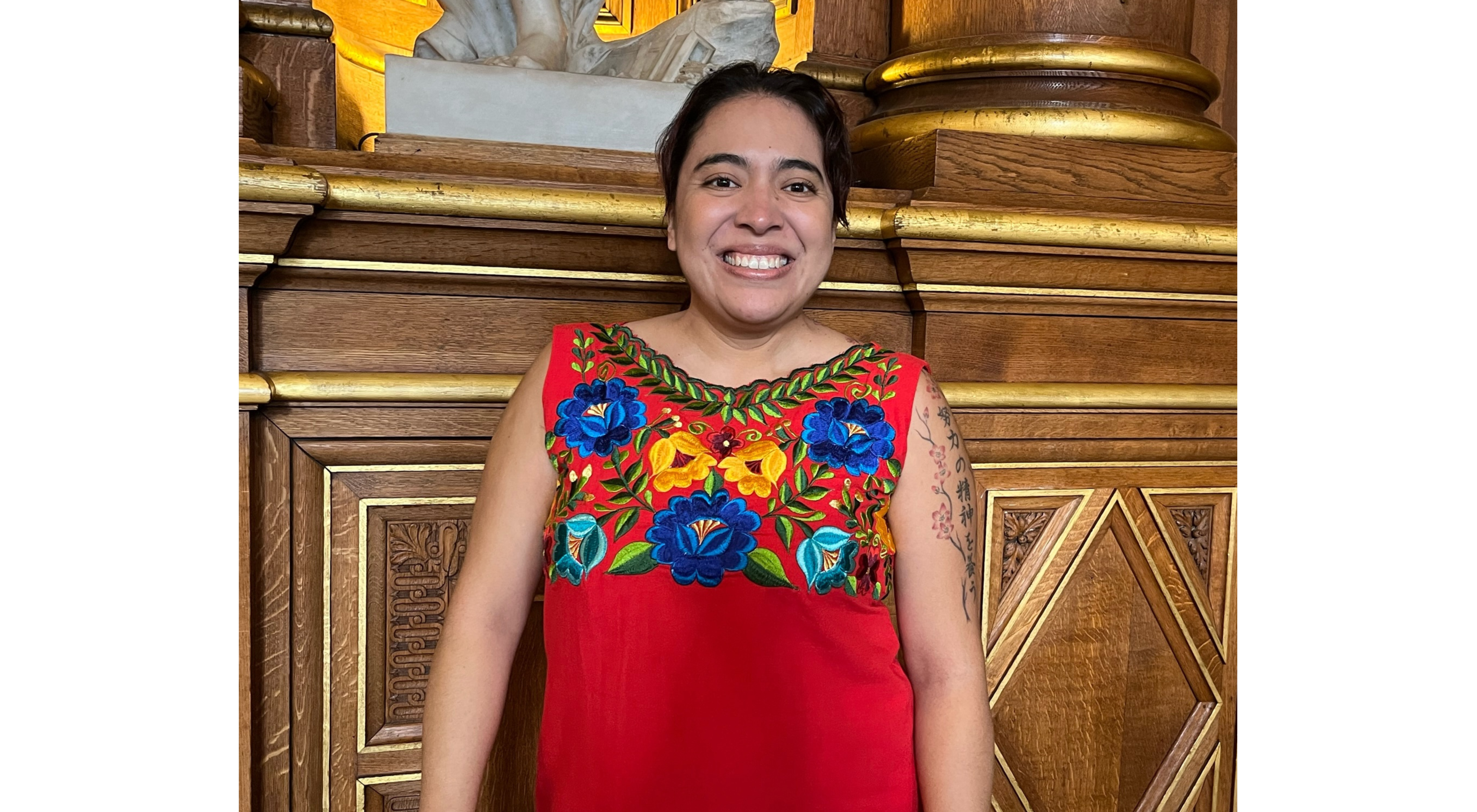 Lire la suite à propos de l’article Lucia Chávez : « Je n’aurais jamais pensé me retrouver ici en tant que femme militant pour les droits humains, avec une tenue qui représente ma culture mexicaine »
