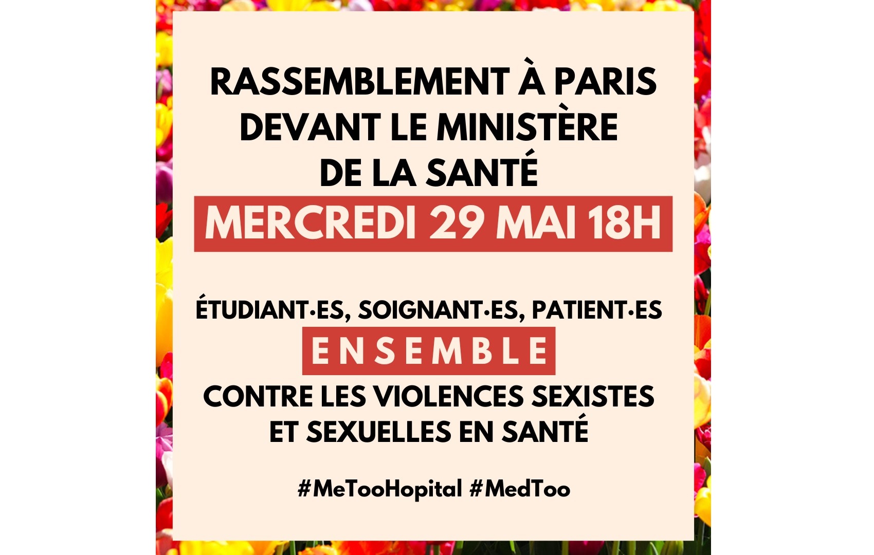 You are currently viewing Appel au rassemblement du mercredi 29 mai 18h devant le Ministère de la Santé