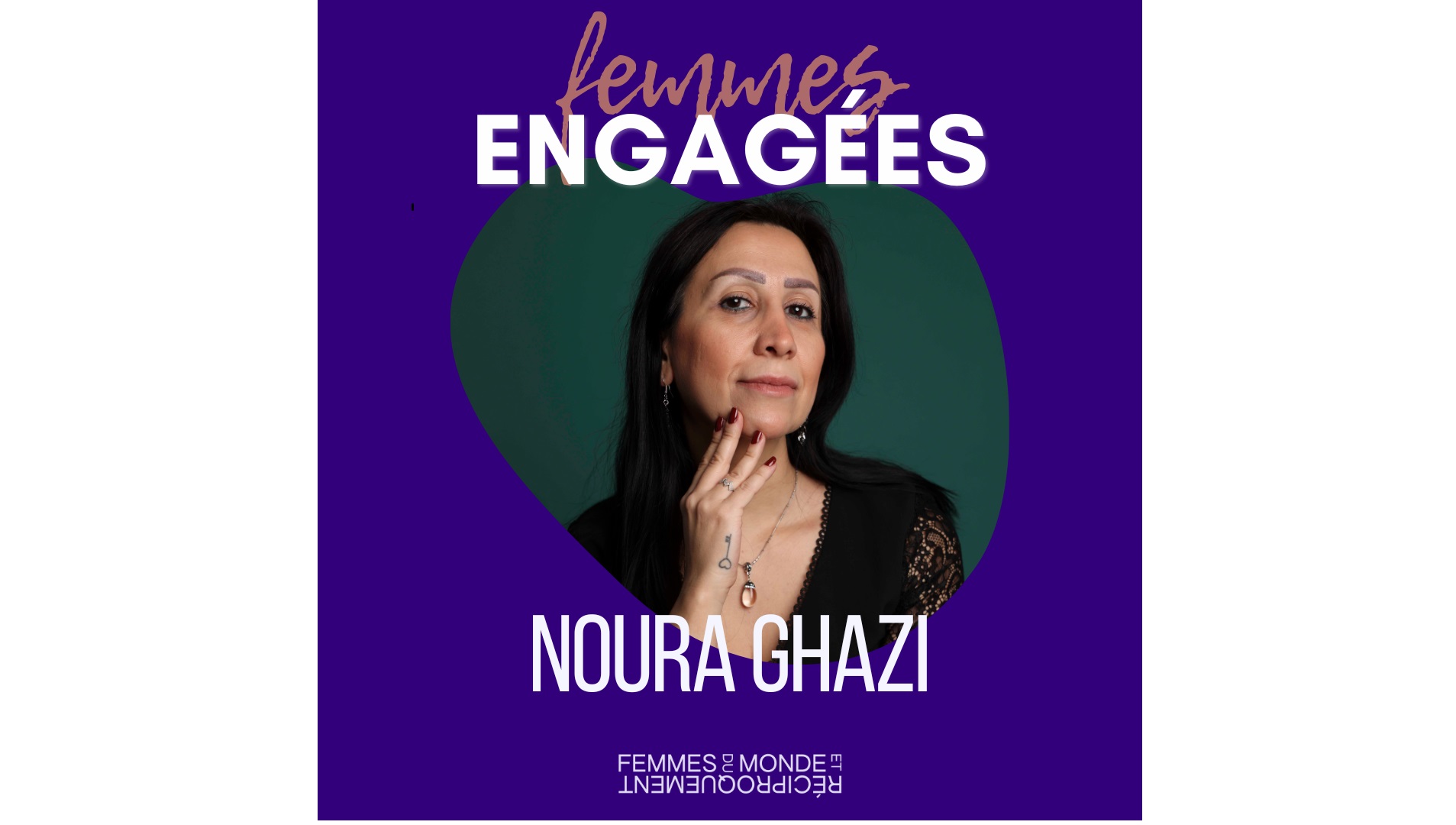 You are currently viewing La Syrienne Noura Ghazi raconte son combat pour les droits humains dans une Syrie pacifiée
